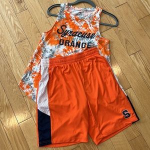 Syracuse Orange Tie Dye Tank Top & Basketball Shorts Set Size M